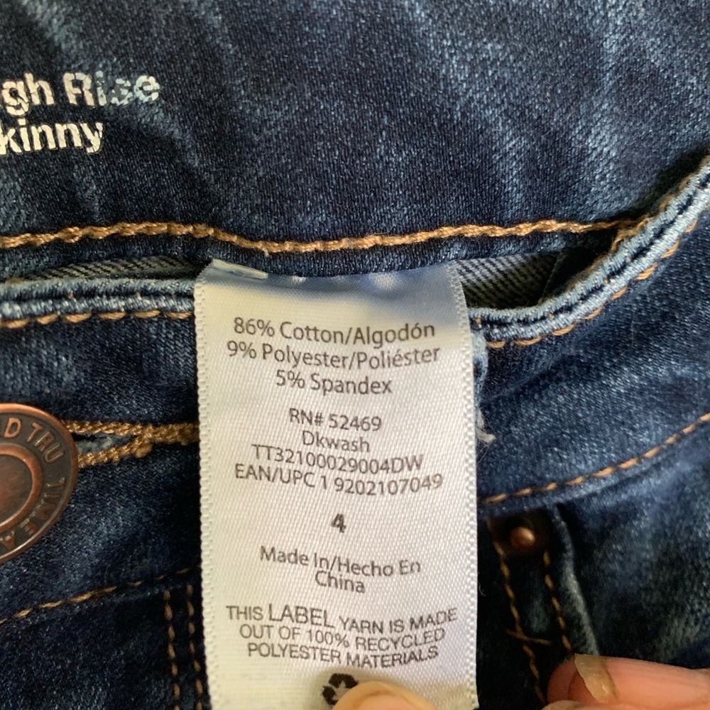 Time and Tru - blue jeans size 4 skinny